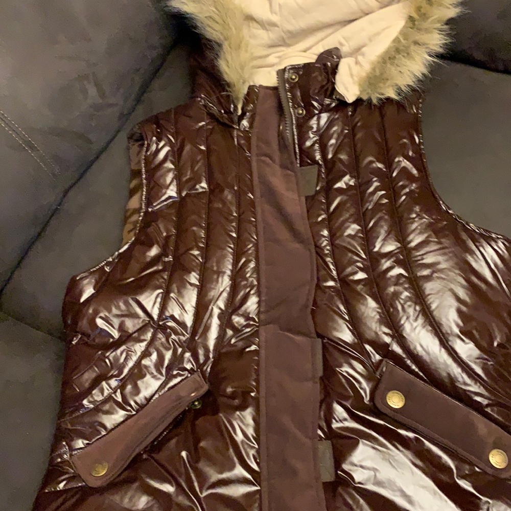 Vest dark brown